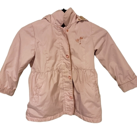 LONDON Fog Kids Pink Midweight Jacket - Size 5 - Picture 1 of 14